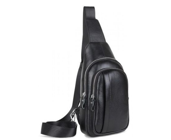 Купить Мужская сумка-слинг Tiding Bag черная, фото , характеристики, отзывы
