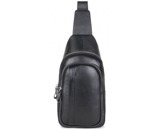 Купить Мужская сумка-слинг Tiding Bag черная, фото , изображение 2, характеристики, отзывы