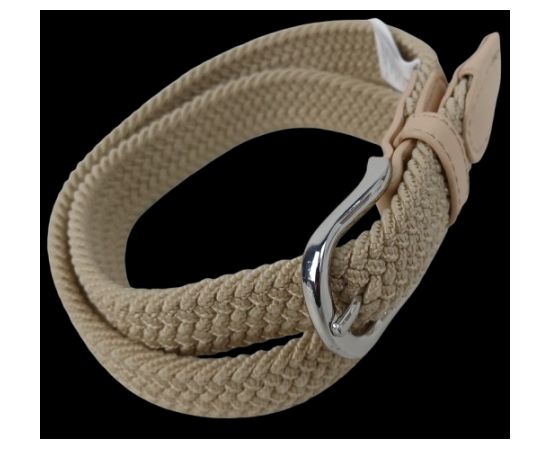 Купить Эластичный женский ремень резинка Isa-Traesko бежевый, фото , изображение 2, характеристики, отзывы