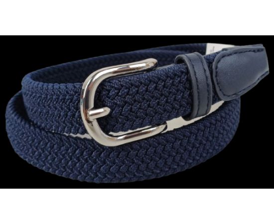 Придбати Эластичный женский ремень резинка Isa-Traesko темно-синий, image , зображення 2, характеристики, відгуки