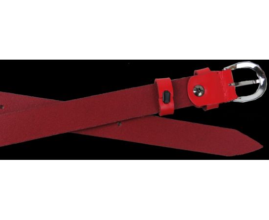 Купить Женский кожаный ремень Skipper 1627-20 красный 2 см, фото , изображение 4, характеристики, отзывы