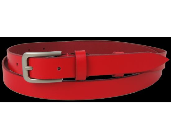 Купить Женский кожаный ремень Skipper 1629-20 красный 2 см, фото , характеристики, отзывы