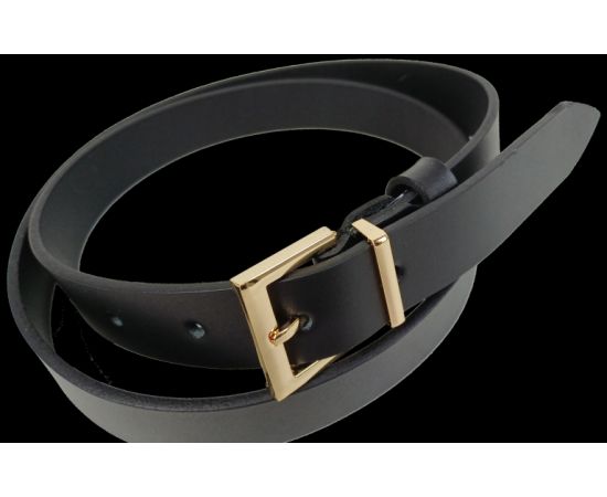 Купить Универсальный женский кожаный ремень Skipper черный, ширина 3 см, фото , изображение 3, характеристики, отзывы