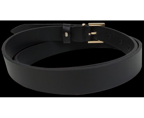 Купить Универсальный женский кожаный ремень Skipper черный, ширина 3 см, фото , изображение 4, характеристики, отзывы