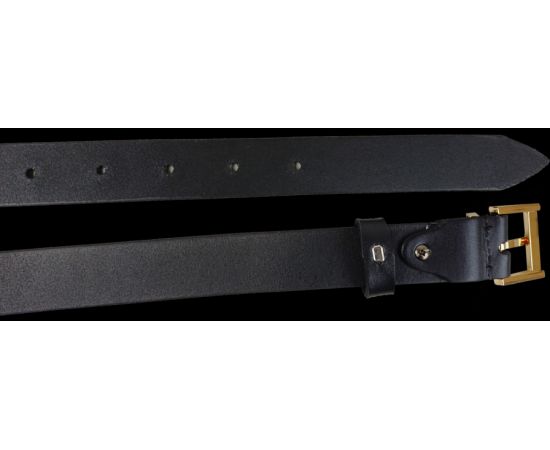 Купить Универсальный женский кожаный ремень Skipper черный, ширина 3 см, фото , изображение 6, характеристики, отзывы