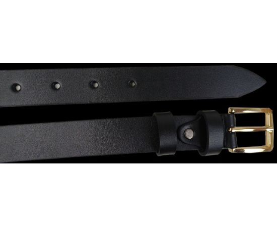 Купить Женский кожаный ремень Skipper черный, ширина 3 см, фото , изображение 3, характеристики, отзывы