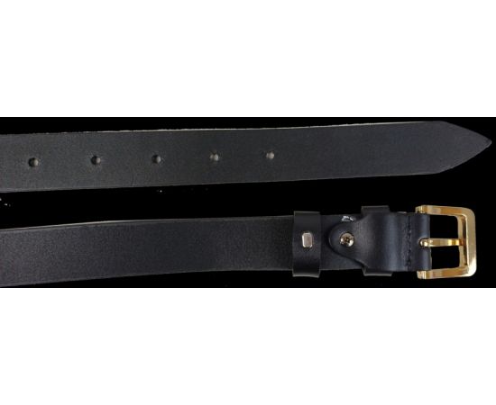 Купить Женский кожаный ремень Skipper черный, ширина 3 см, фото , изображение 4, характеристики, отзывы