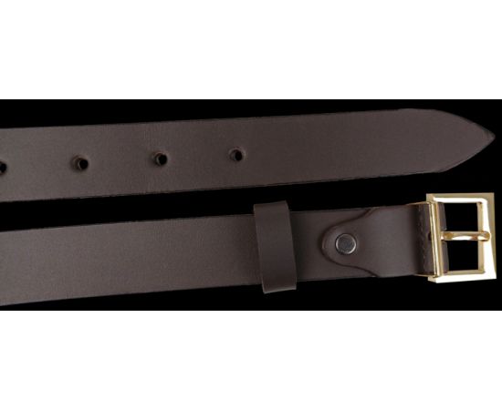 Купить Кожаный женский ремень Skipper темно-коричневый, ширина 3 см, фото , изображение 6, характеристики, отзывы