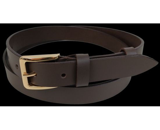 Купить Женский кожаный ремень Skipper темно-коричневый, ширина 3 см, фото , изображение 2, характеристики, отзывы