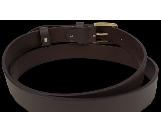 Купить Женский кожаный ремень Skipper темно-коричневый, ширина 3 см, фото , изображение 3, характеристики, отзывы