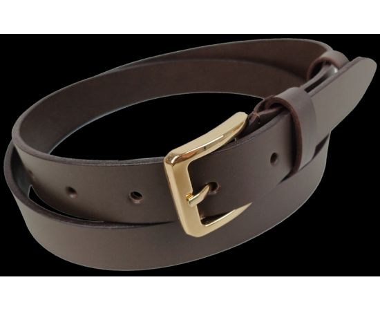 Купить Женский кожаный ремень Skipper темно-коричневый, ширина 3 см, фото , изображение 4, характеристики, отзывы