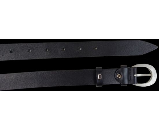 Купить Женский кожаный ремень Skipper черный, ширина 2,5 см, фото , изображение 6, характеристики, отзывы