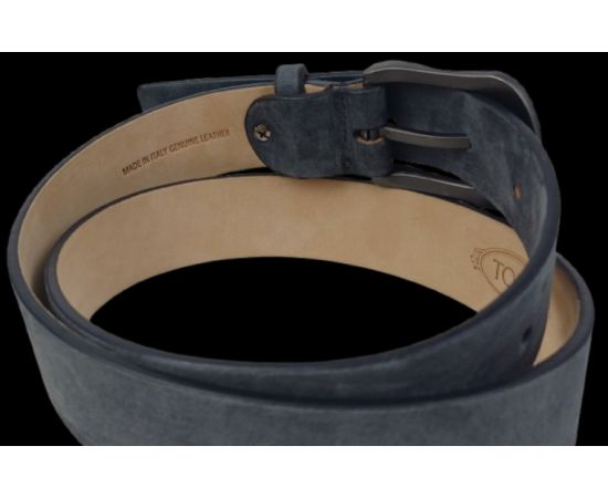 Купить Женский ремень из натуральной кожи Tod's, Италия, графитовый, фото , изображение 6, характеристики, отзывы