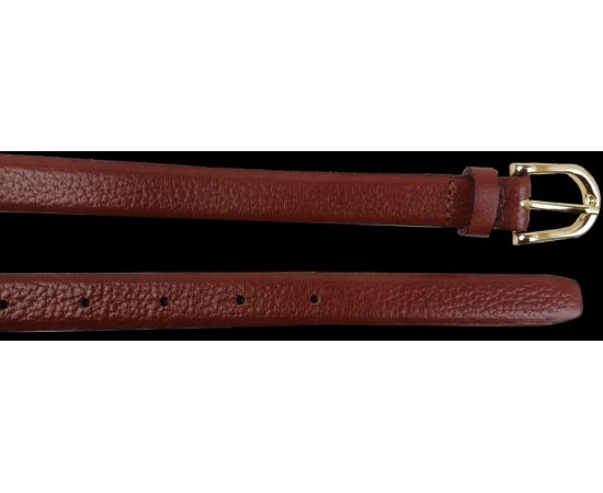 Купить Кожаный женский ремень LS бордовый ширина 1,8 см, фото , изображение 4, характеристики, отзывы