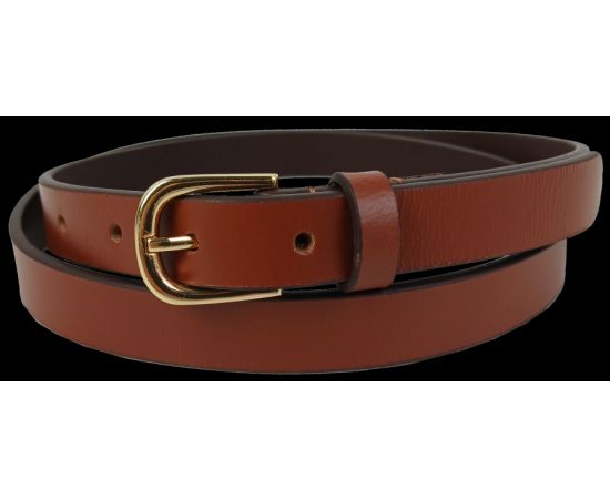 Купить Кожаный женский ремень LS коричневый ширина 2 см, фото , характеристики, отзывы