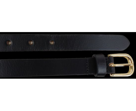 Купить Кожаный женский ремень LS черный ширина 2 см, фото , изображение 3, характеристики, отзывы