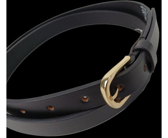 Купить Кожаный женский ремень LS черный ширина 2 см, фото , изображение 5, характеристики, отзывы