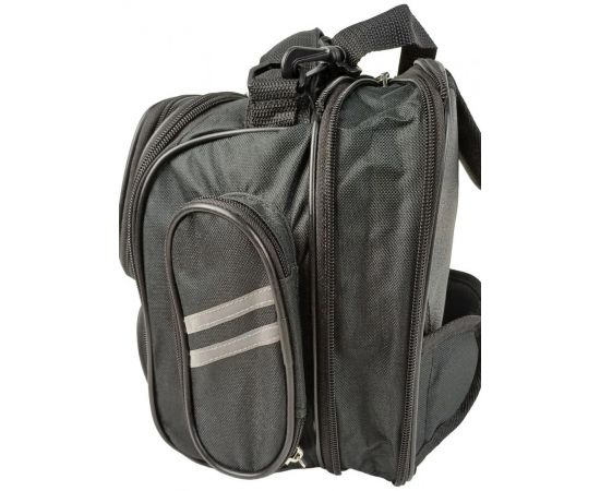 Придбати Мото сумка на магнитах на бак мотоцикла с дождевиком Riciclo черная, image , зображення 5, характеристики, відгуки