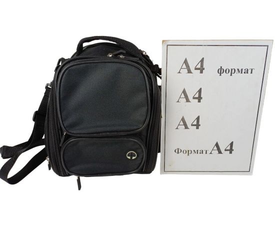 Придбати Мото сумка на магнитах на бак мотоцикла с дождевиком Riciclo черная, image , зображення 10, характеристики, відгуки