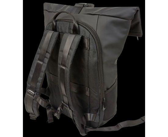 Купить Прорезиненный молодежный рюкзак 18L Live in style Rolltop-Rucksack черный, фото , изображение 4, характеристики, отзывы