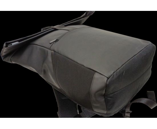 Купить Прорезиненный молодежный рюкзак 18L Live in style Rolltop-Rucksack черный, фото , изображение 5, характеристики, отзывы