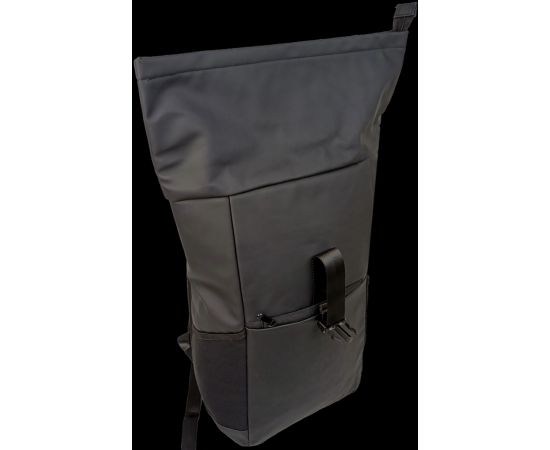 Купить Прорезиненный молодежный рюкзак 18L Live in style Rolltop-Rucksack черный, фото , изображение 6, характеристики, отзывы