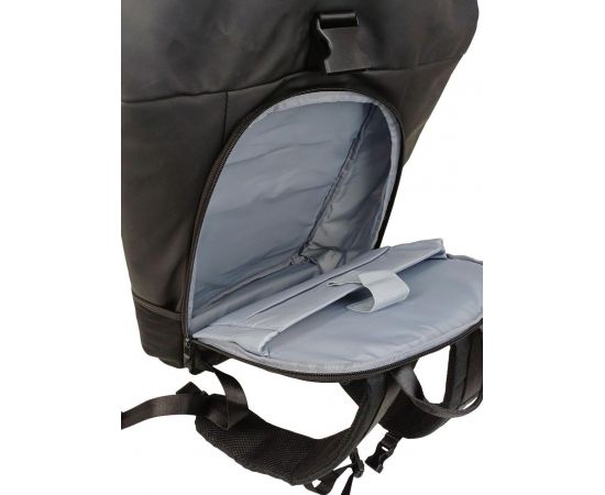 Купить Прорезиненный молодежный рюкзак 18L Live in style Rolltop-Rucksack черный, фото , изображение 7, характеристики, отзывы