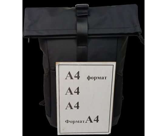 Купить Прорезиненный молодежный рюкзак 18L Live in style Rolltop-Rucksack черный, фото , изображение 9, характеристики, отзывы