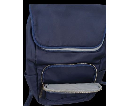 Купить Женский городской рюкзак с вертикальной загрузкой 14L Live in style синий, фото , изображение 8, характеристики, отзывы