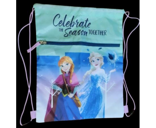 Купить Сумка для обуви, котомка, детский рюкзак Frozen Elsa and Anna, фото , изображение 2, характеристики, отзывы