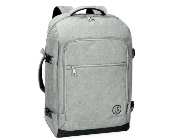 Купить Большой дорожный рюкзак - сумка для поездок 40L Live in style светло-серый, фото , характеристики, отзывы
