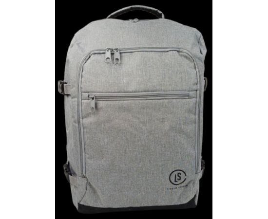 Купить Большой дорожный рюкзак - сумка для поездок 40L Live in style светло-серый, фото , изображение 3, характеристики, отзывы