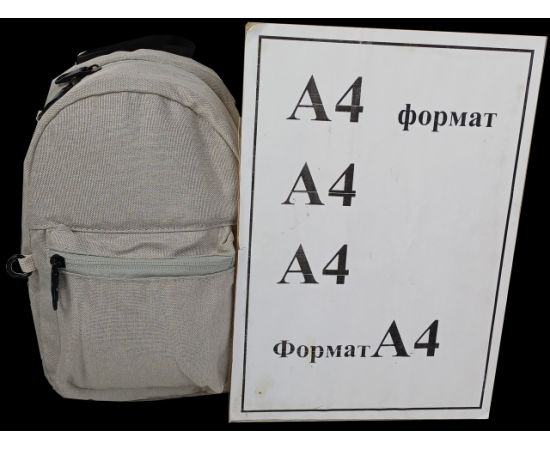 Купить Маленький женский рюкзак 3L LS Антивор с RFid светло-серый, фото , изображение 4, характеристики, отзывы