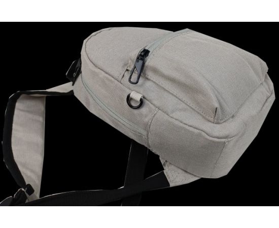 Купить Маленький женский рюкзак 3L LS Антивор с RFid светло-серый, фото , изображение 7, характеристики, отзывы