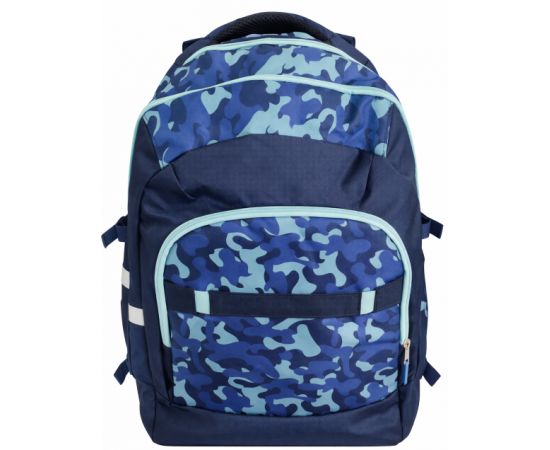 Придбати Школьный набор из рюкзака с дождевиком, пенала и сумки для обуви LS синий, image , зображення 2, характеристики, відгуки