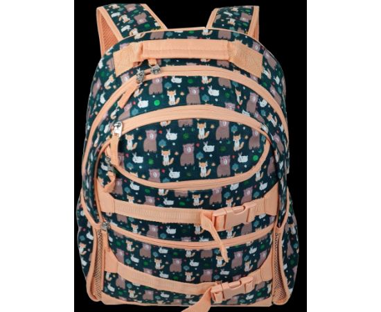 Купить Школьный рюкзак с животным 25L ASCE Animals, фото , изображение 3, характеристики, отзывы