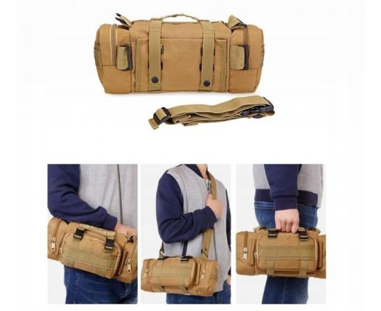 Купить Тактическая, армейская мужская сумка Molle Combat Sachet койот, фото , изображение 10, характеристики, отзывы