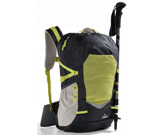 Купить Спортивный рюкзак с дождевиком 30L Crivit черный с желтым, фото , изображение 2, характеристики, отзывы
