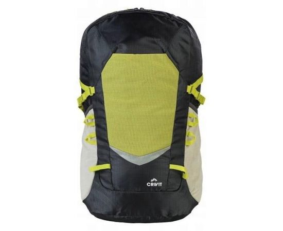 Купить Спортивный рюкзак с дождевиком 30L Crivit черный с желтым, фото , изображение 3, характеристики, отзывы