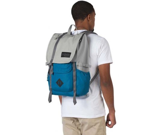 Купить Городской рюкзак 28L Jansport Hatchet серый с голубым, фото , характеристики, отзывы