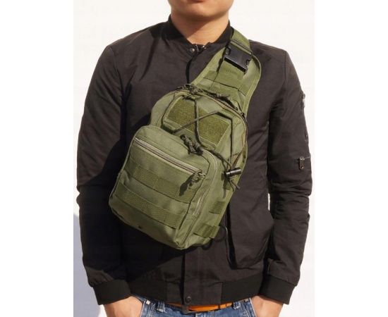 Купить Тактическая сумка, слинг, армейский рюкзак через плечо Green Tactical, фото , характеристики, отзывы