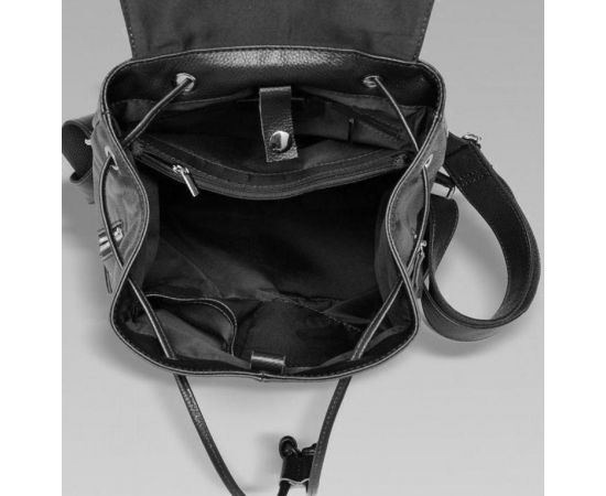 Купить Женский кожаный рюкзак 10 л Olivia Leather черный, фото , изображение 3, характеристики, отзывы