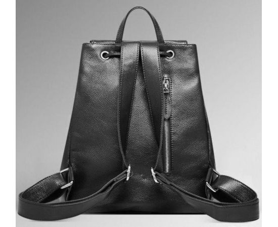 Купить Женский кожаный рюкзак 10 л Olivia Leather черный, фото , изображение 4, характеристики, отзывы
