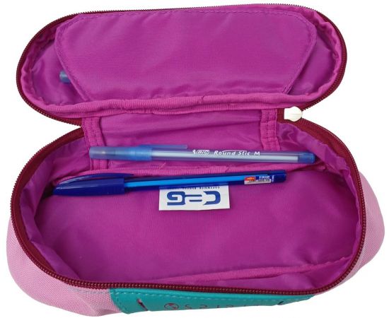 Купить Школьный пенал Spirit бордовый с розовым, фото , изображение 6, характеристики, отзывы