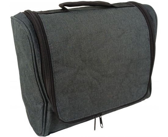 Купить Дорожная косметичка, несессер, бьюти кейс LS серая, фото , изображение 3, характеристики, отзывы