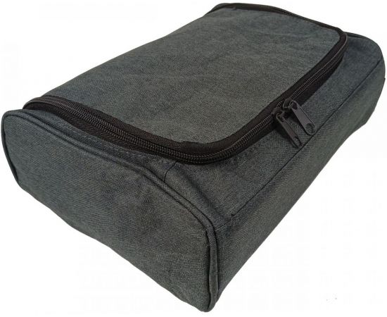 Купить Дорожная косметичка, несессер, бьюти кейс LS серая, фото , изображение 5, характеристики, отзывы