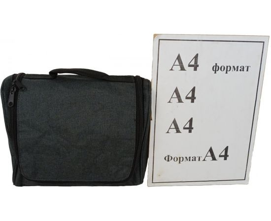 Купить Дорожная косметичка, несессер, бьюти кейс LS серая, фото , изображение 6, характеристики, отзывы