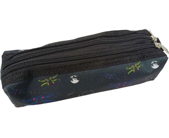 Купить Школьный пенал на два отделения  для мальчика Expertiz черный, фото , изображение 4, характеристики, отзывы