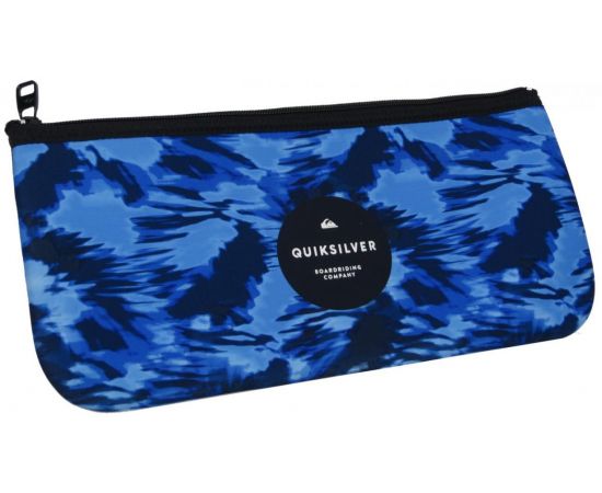 Купить Большой эластичный школьный пенал Quiksilver синий, фото , характеристики, отзывы