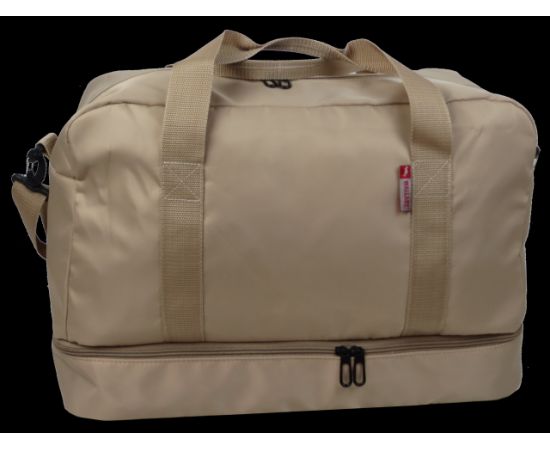 Купить Дорожная сумка с отделом для обуви 40L Wallaby бежевый, фото , изображение 4, характеристики, отзывы